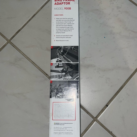 Allen Sports Brand Bike frame adapter - Picture 3 of 3